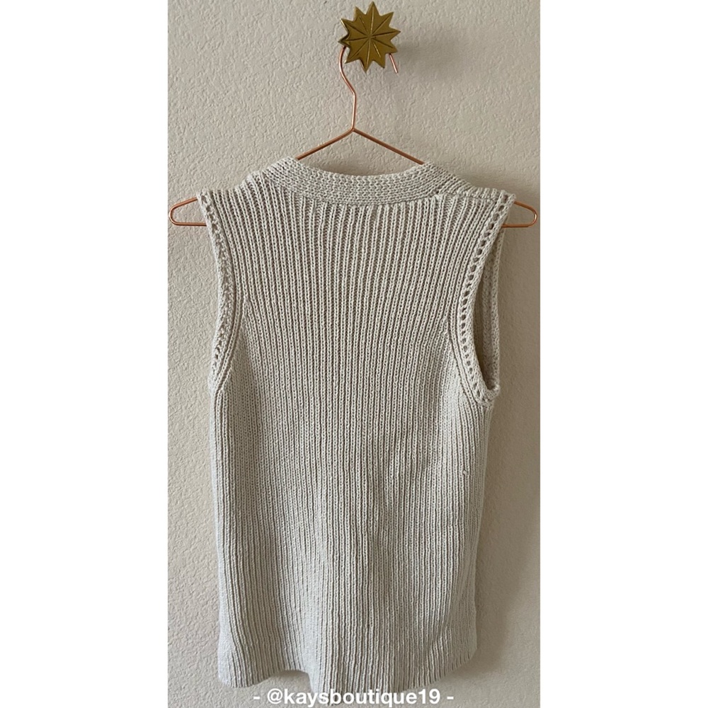 cupcakes & cashmere Knitted Sweater Vest Size S - Picture 2 of 7